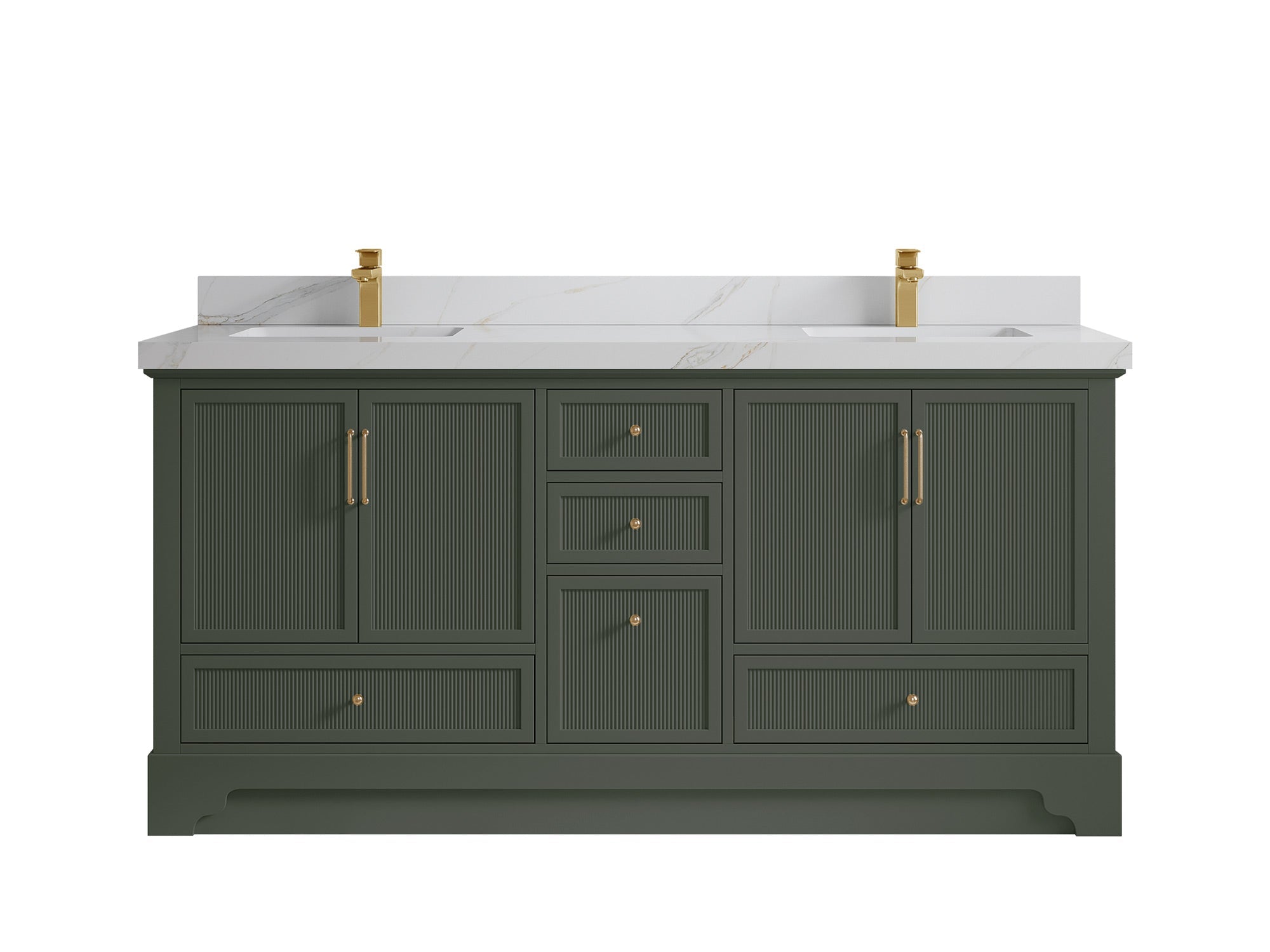 Alys 72 in. W x 22 in. D Double Sink Bathroom Vanity