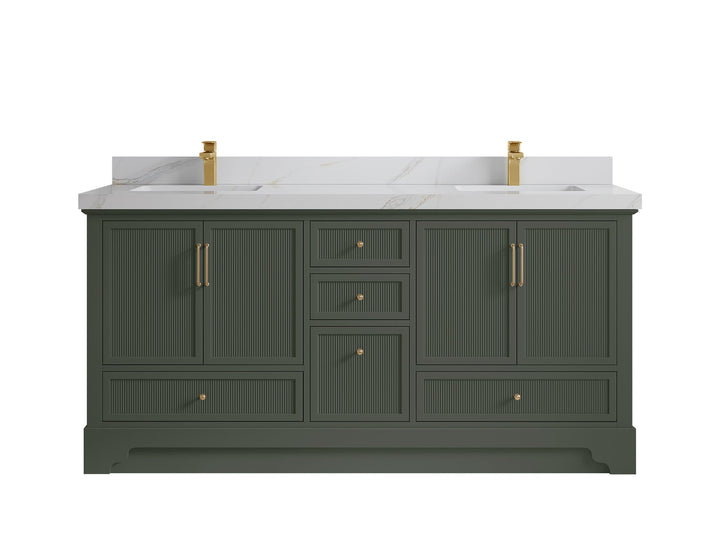 Alys 72 in. W x 22 in. D Double Sink Bathroom Vanity - photo 36