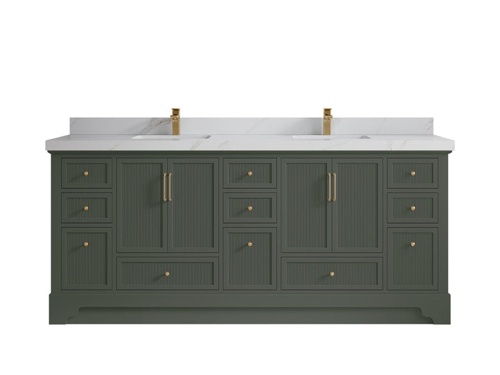 Alys 80 in. W x 22 in. D Double Sink Bathroom Vanity - photo 42