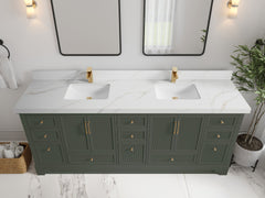 Alys 84 in. W x 22 in. D Double Sink Bathroom Vanity - photo 15