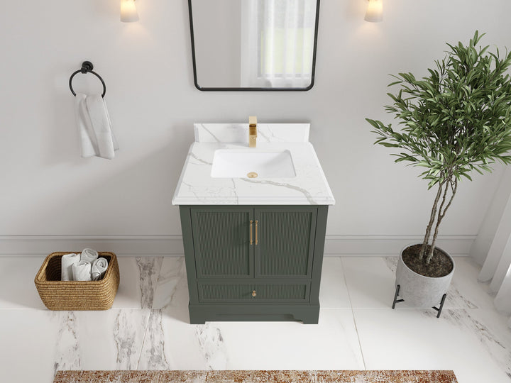 Alys 30 in. W x 22 in. D Single Sink Bathroom Vanity - photo 7