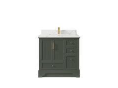 Alys 36 in. W x 22 in. D Center Sink Bathroom Vanity - photo 8