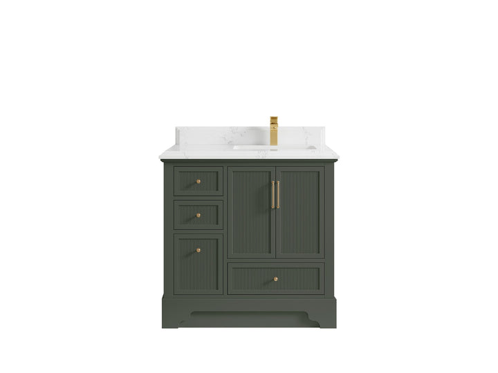 Alys 36 in. W x 22 in. D Right Offset Sink Bathroom Vanity - photo 10