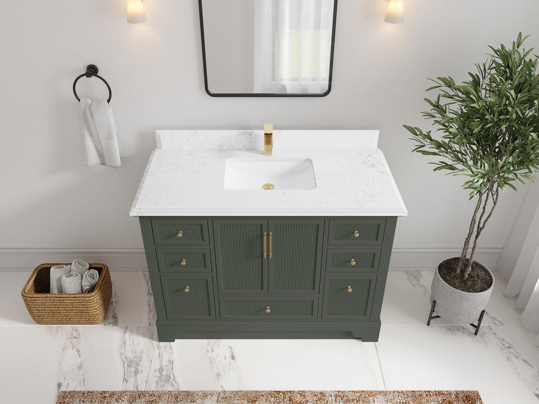Alys 48 in. W x 22 in. D Single Sink Bathroom Vanity