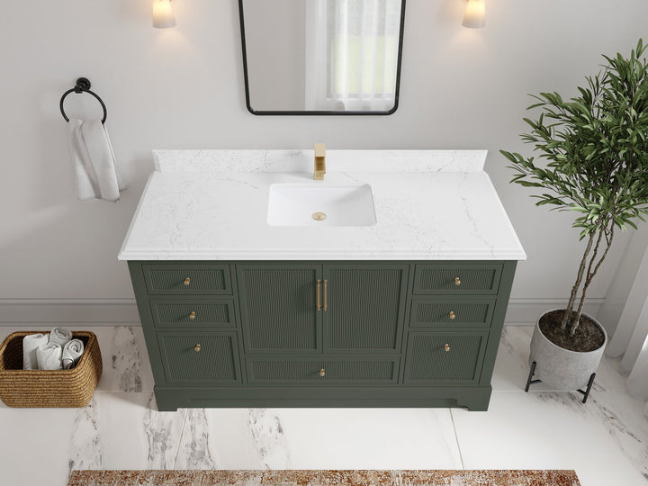Alys 60 in. W x 22 in. D Single Sink Bathroom Vanity - photo 9