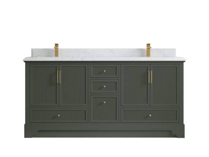Alys 72 in. W x 22 in. D Double Sink Bathroom Vanity - photo 12
