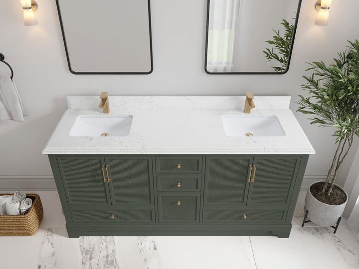 Alys 72 in. W x 22 in. D Double Sink Bathroom Vanity - photo 11