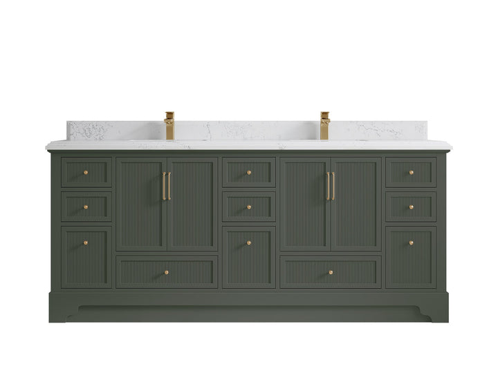 Alys 80 in. W x 22 in. D Double Sink Bathroom Vanity - photo 22