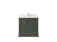 Alys 36 in. W x 22 in. D Center Sink Bathroom Vanity - photo 12
