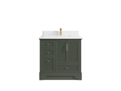 Alys 36 in. W x 22 in. D Center Sink Vanity for Modern Bathrooms - photo 12