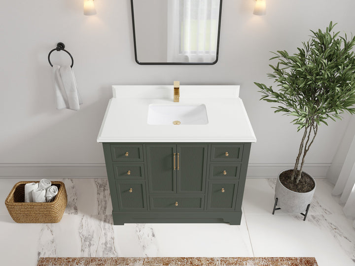 Alys 42 in. W x 22 in. D Single Sink Bathroom Vanity - photo 11