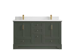 Alys 60 in. W x 22 in. D Double Sink Bathroom Vanity - photo 12