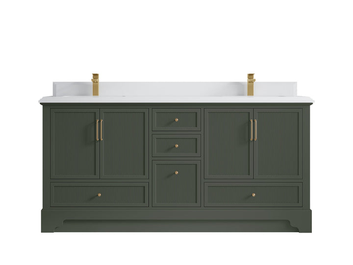 Alys 72 in. W x 22 in. D Double Sink Bathroom Vanity - photo 14