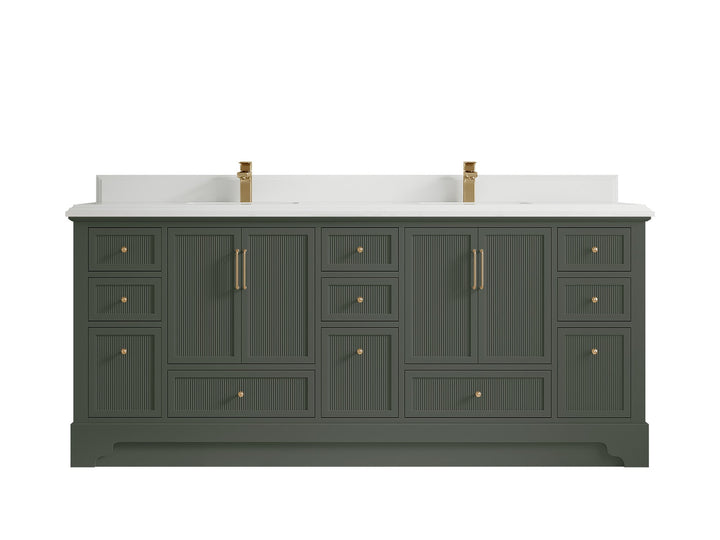 Alys 80 in. W x 22 in. D Double Sink Bathroom Vanity - photo 24