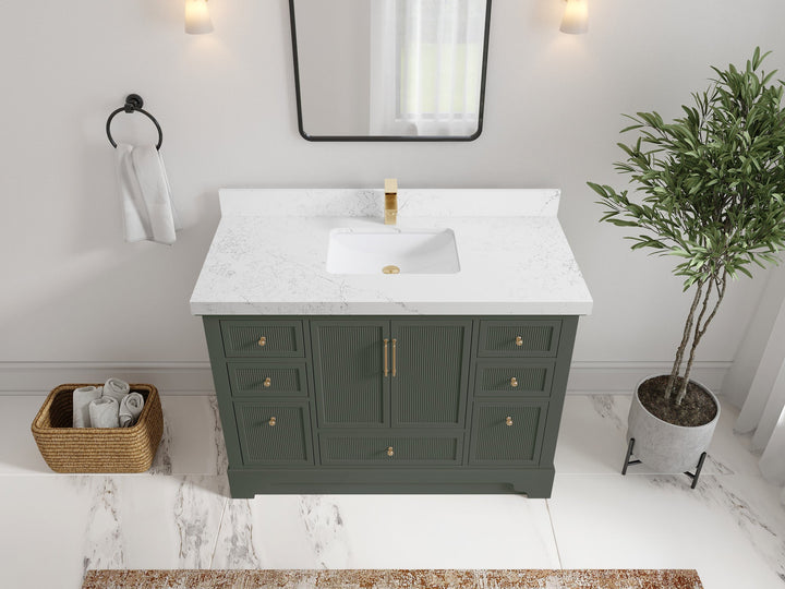 Alys 48 in. W x 22 in. D Single Sink Bathroom Vanity - photo 21
