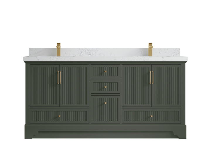 Alys 72 in. W x 22 in. D Double Sink Bathroom Vanity - photo 24