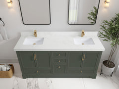 Alys 72 in. W x 22 in. D Double Sink Bathroom Vanity - photo 23
