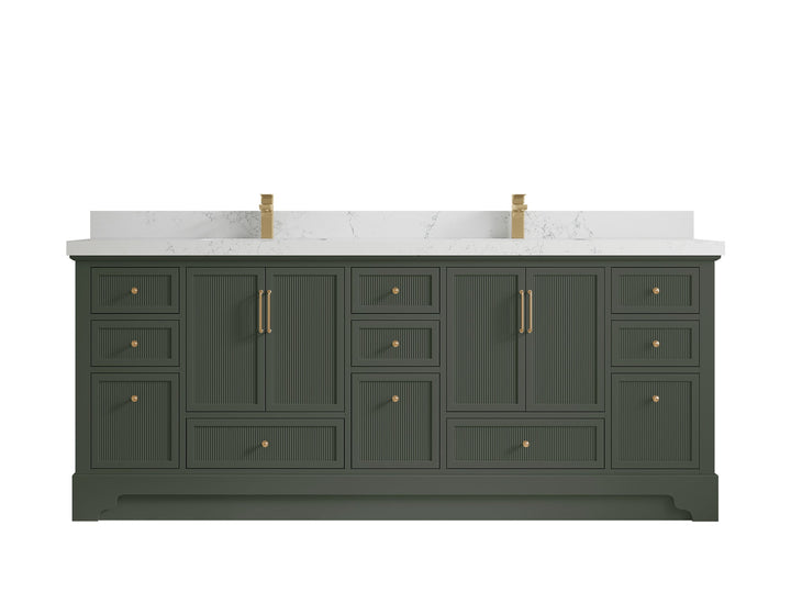 Alys 84 in. W x 22 in. D Double Sink Bathroom Vanity - photo 28