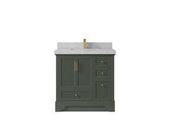 Alys 36 in. W x 22 in. D Center Sink Bathroom Vanity - photo 24