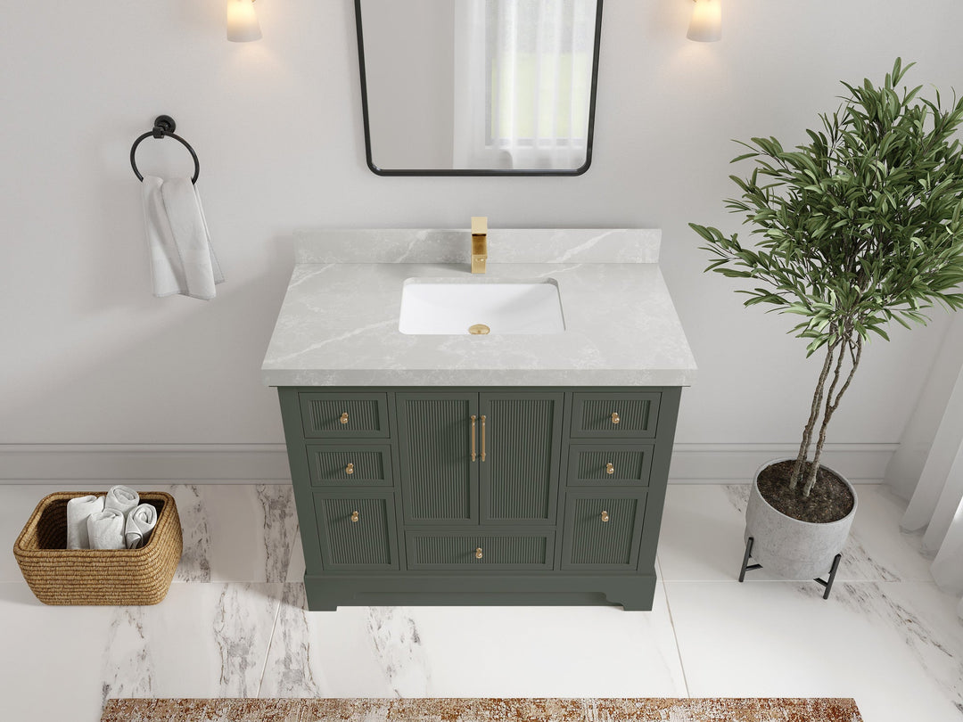 Alys 42 in. W x 22 in. D Single Sink Bathroom Vanity