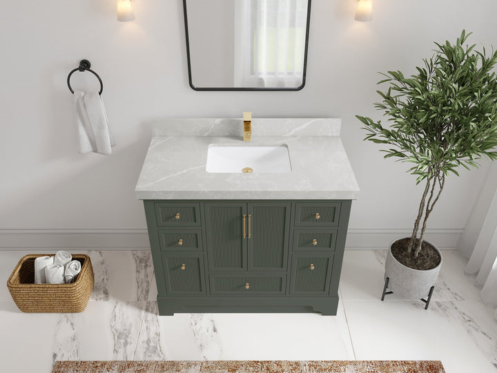 Alys 42 in. W x 22 in. D Single Sink Bathroom Vanity - photo 23