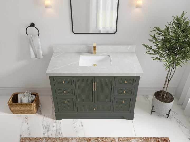Alys 48 in. W x 22 in. D Single Sink Bathroom Vanity - photo 23