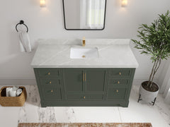 Alys 60 in. W x 22 in. D Single Sink Bathroom Vanity - photo 23