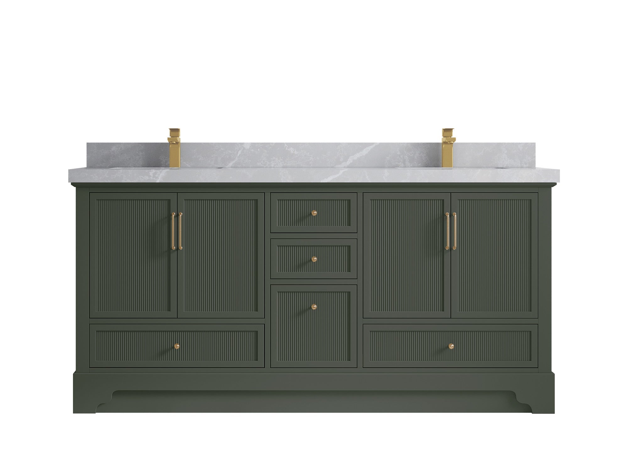 Alys 72 in. W x 22 in. D Double Sink Bathroom Vanity