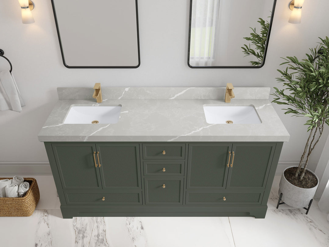 Alys 72 in. W x 22 in. D Double Sink Bathroom Vanity