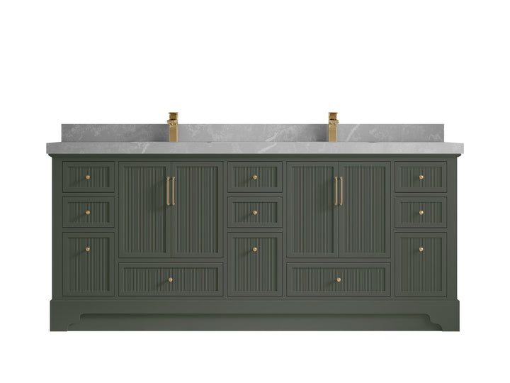 Alys 80 in. W x 22 in. D Double Sink Bathroom Vanity - photo 36