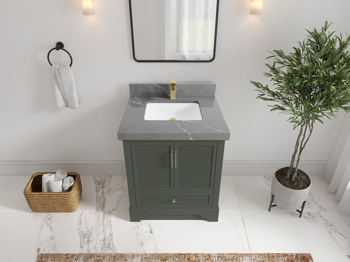Alys 30 in. W x 22 in. D Single Sink Bathroom Vanity - photo 25