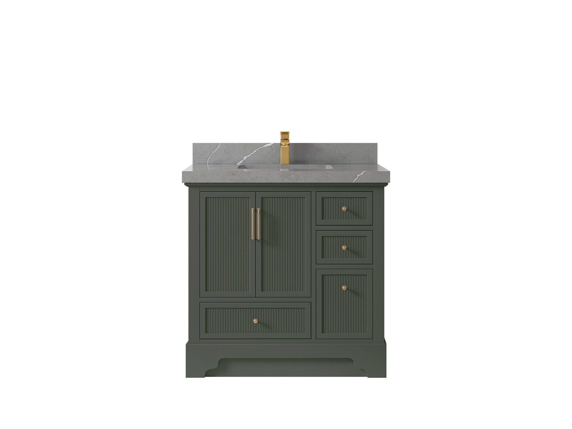 Alys 36 in. W x 22 in. D Center Sink Bathroom Vanity