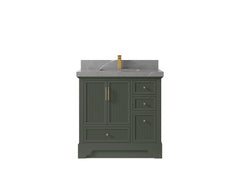 Alys 36 in. W x 22 in. D Center Sink Bathroom Vanity - photo 26