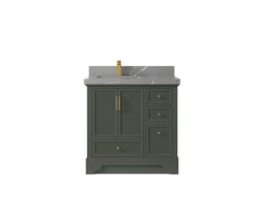 Alys 36 in. W x 22 in. D Left Offset Sink Bathroom Vanity - photo 26