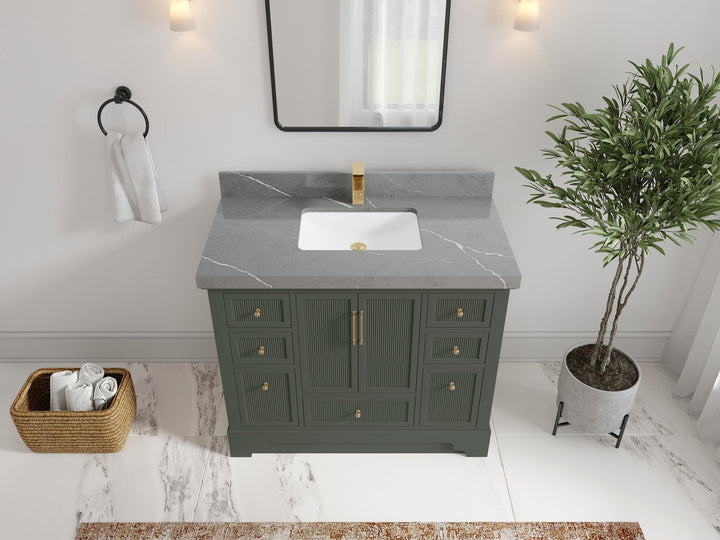 Alys 42 in. W x 22 in. D Single Sink Bathroom Vanity - photo 25