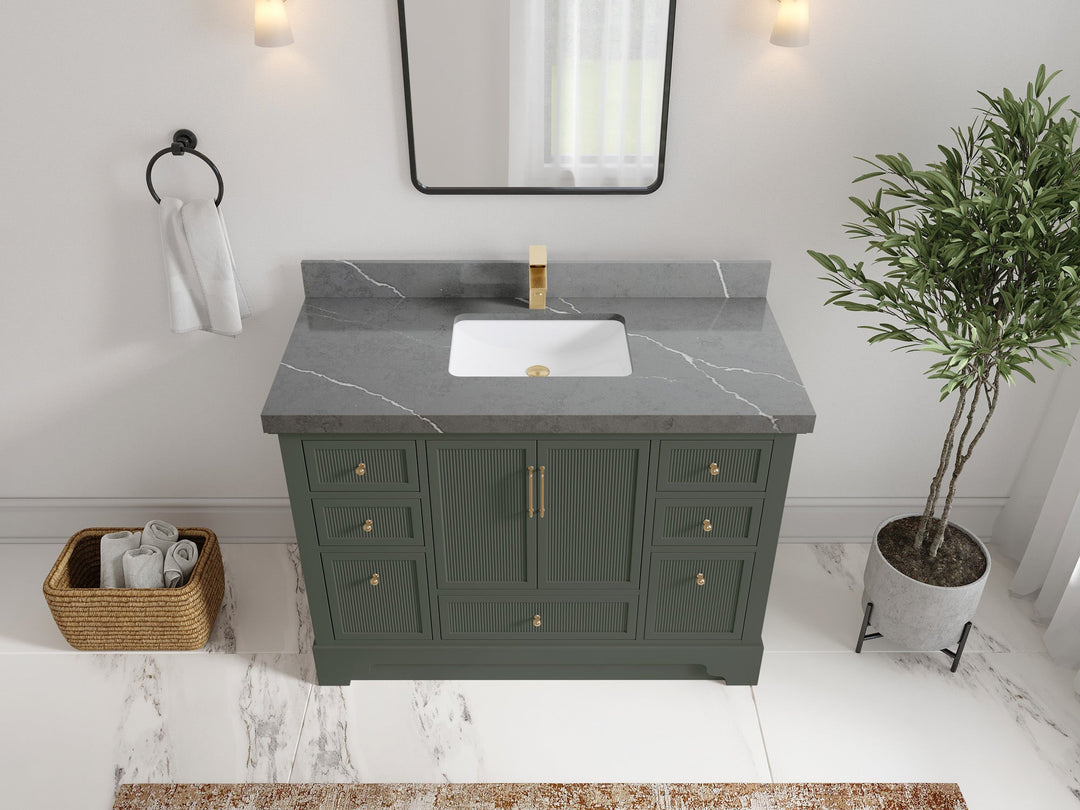Alys 48 in. W x 22 in. D Single Sink Bathroom Vanity