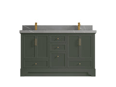 Alys 60 in. W x 22 in. D Double Sink Bathroom Vanity - photo 26