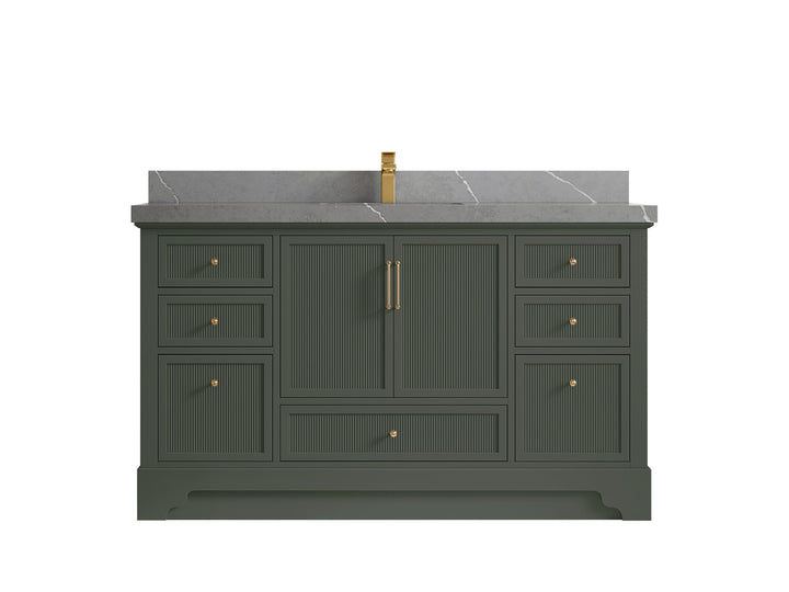 Alys 60 in. W x 22 in. D Single Sink Bathroom Vanity - photo 26