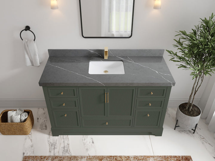 Alys 60 in. W x 22 in. D Single Sink Bathroom Vanity - photo 25