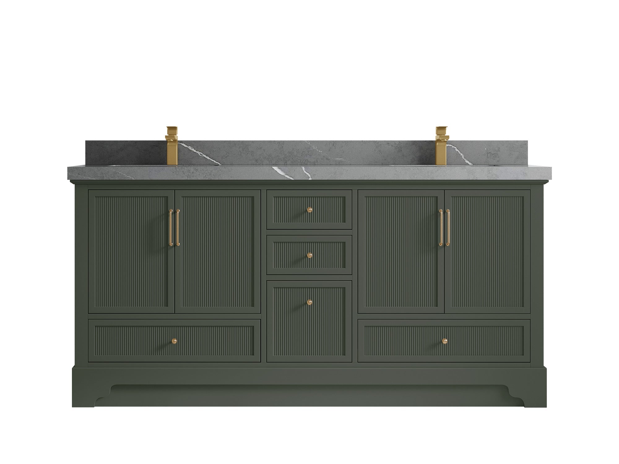 Alys 72 in. W x 22 in. D Double Sink Bathroom Vanity