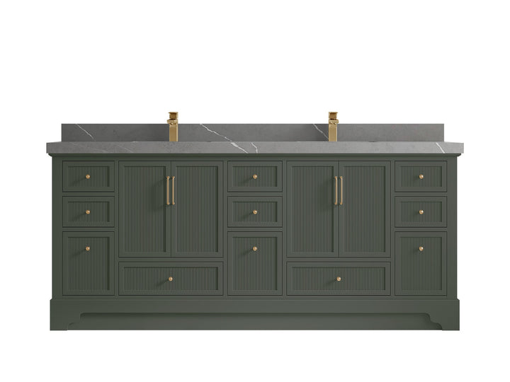 Alys 80 in. W x 22 in. D Double Sink Bathroom Vanity - photo 8
