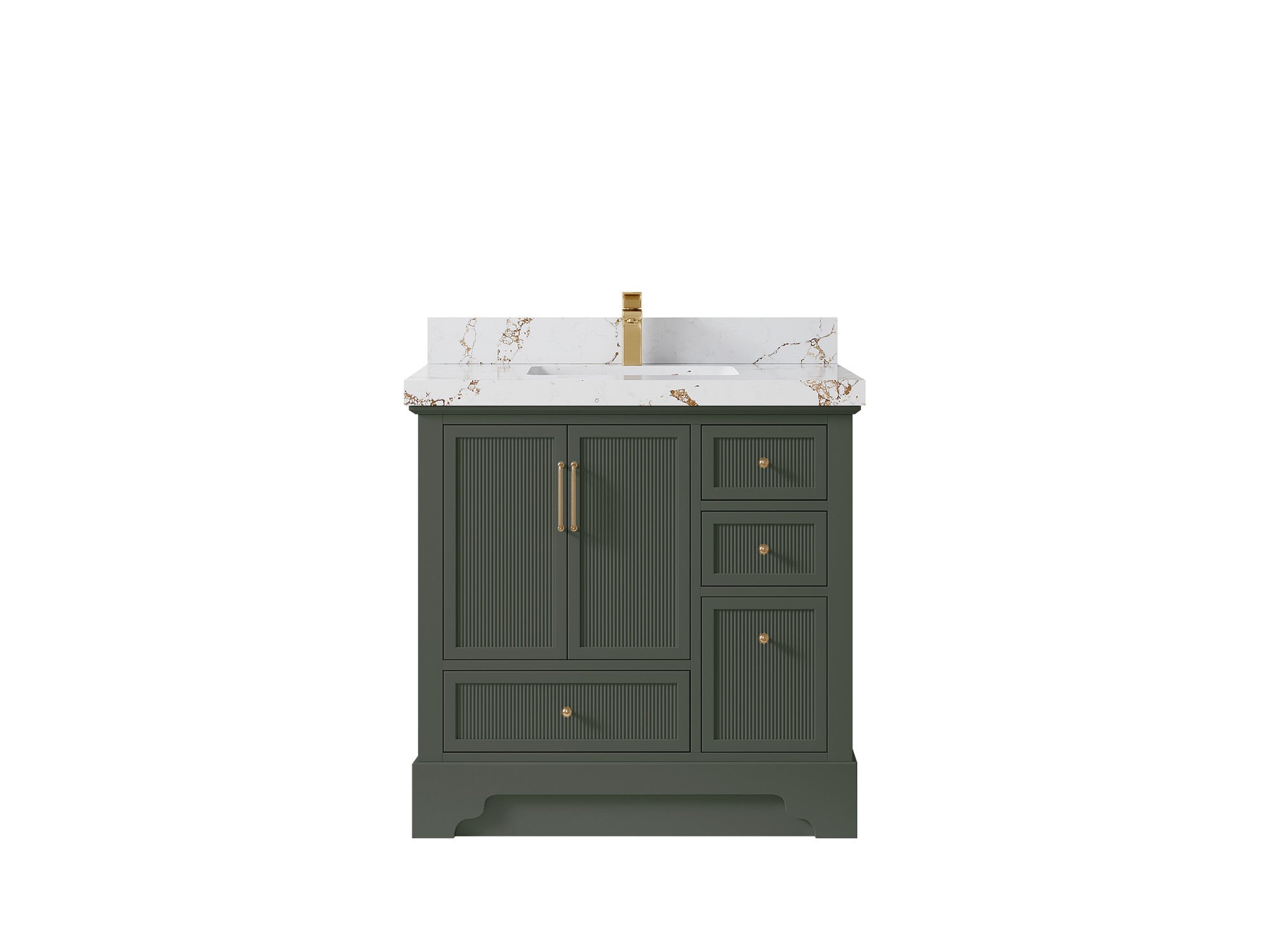 Alys 36 in. W x 22 in. D Center Sink Bathroom Vanity