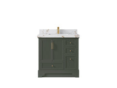 Alys 36 in. W x 22 in. D Center Sink Bathroom Vanity - photo 40
