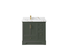 Alys 36 in. W x 22 in. D Left Offset Sink Bathroom Vanity - photo 38