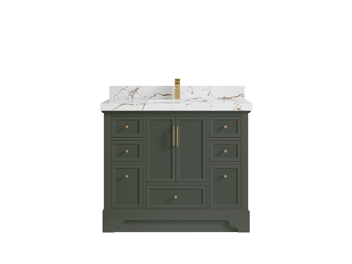 Alys 42 in. W x 22 in. D Single Sink Bathroom Vanity