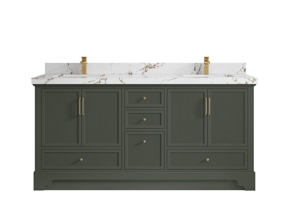 Alys 72 in. W x 22 in. D Double Sink Bathroom Vanity