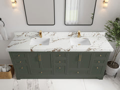 Alys 84 in. W x 22 in. D Double Sink Bathroom Vanity - photo 33
