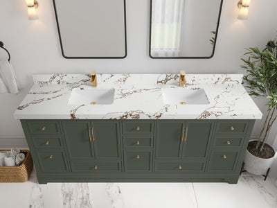 Alys 84 in. W x 22 in. D Double Sink Bathroom Vanity