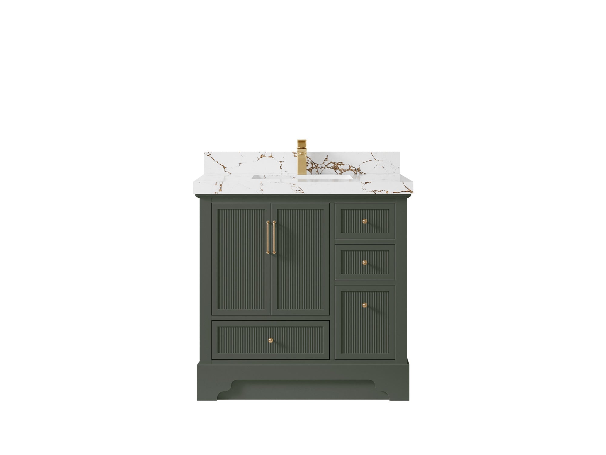 Alys 36 in. W x 22 in. D Center Sink Bathroom Vanity