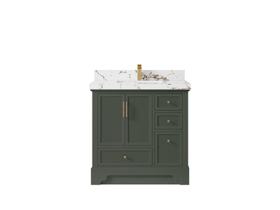 Alys 36 in. W x 22 in. D Center Sink Bathroom Vanity